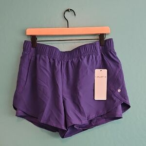 Layer 8 Women's Vibrant Purple Athletic Shorts